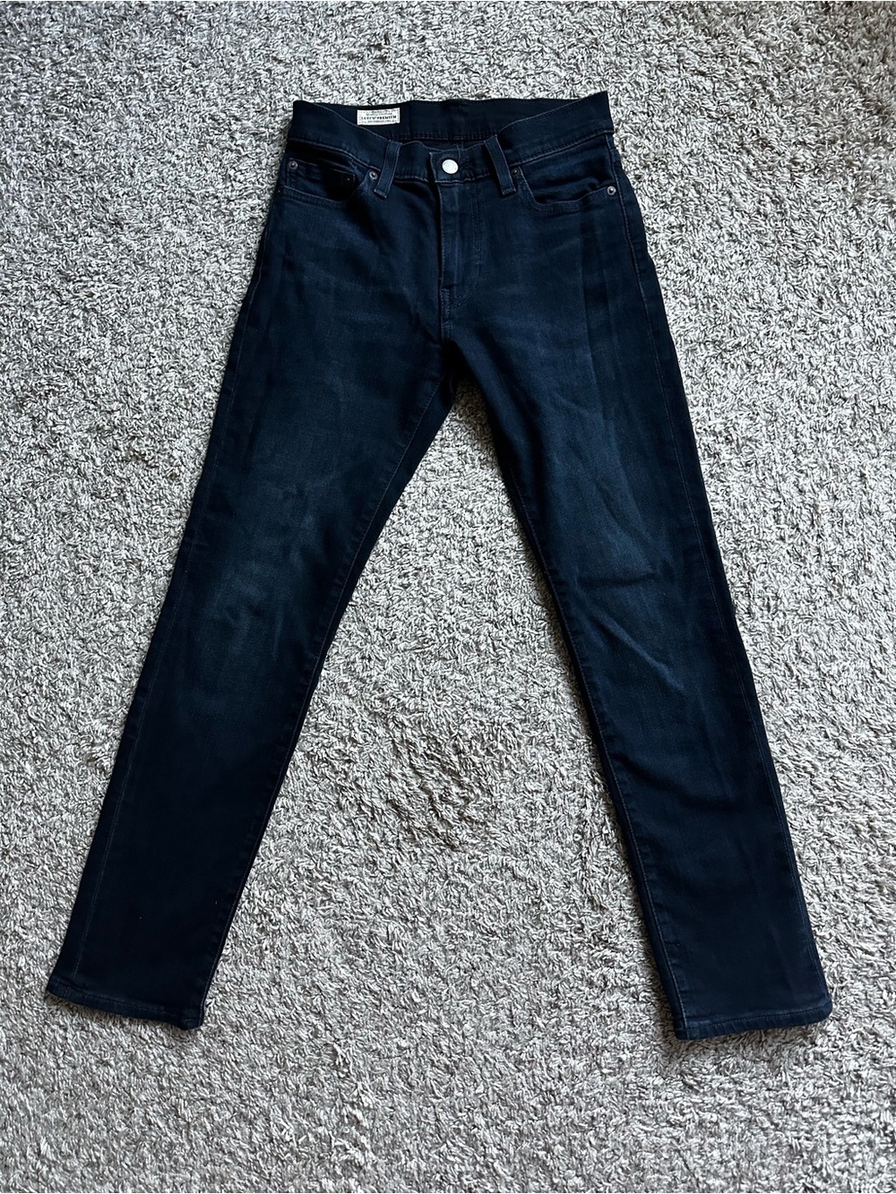 Levi’s Premium 511 Slim Fit Jeans Men’s W28 L30 Dark Wash Water<Less Denim